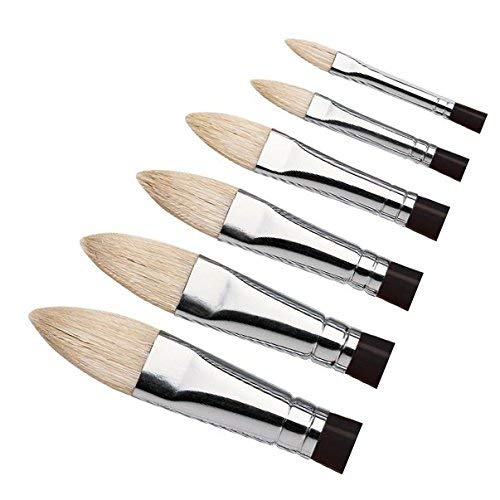 Winsor & Newton Azanta Black Brush for Oil and Acrylic Painting Wood, Transparent, Filbert - 19mm Nr. 12 - Image 2