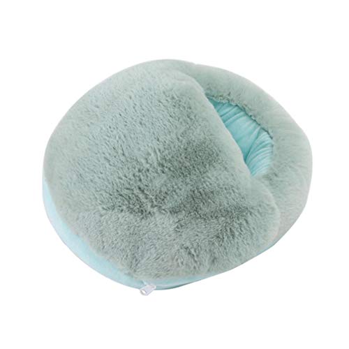 VOSAREA USB Electric Foot Warmer Foot Heating Warm Slipper Velvet Foot Massager in Cold Winter