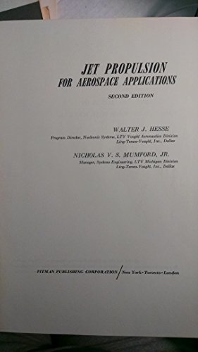 Jet Propulsion for Aerospace Applications (Seco... B000VWK6CE Book Cover