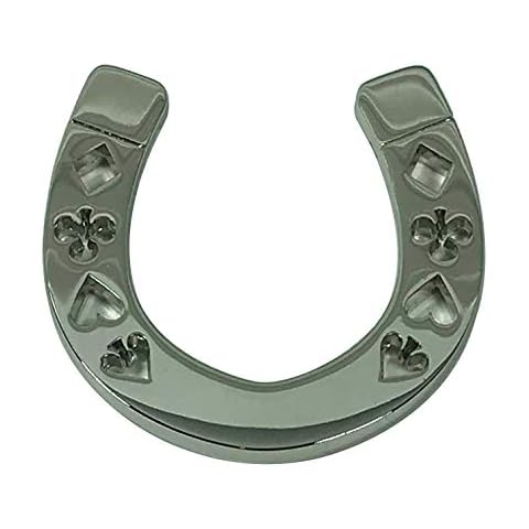 Poker Weight Silver Horseshoe Cover