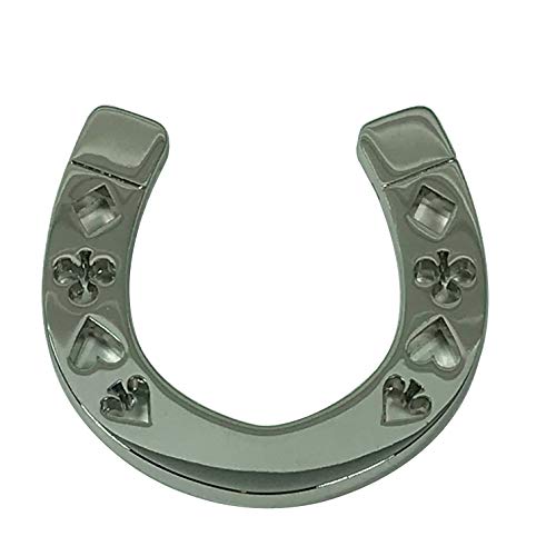 Poker Weight Silver Horseshoe Cover