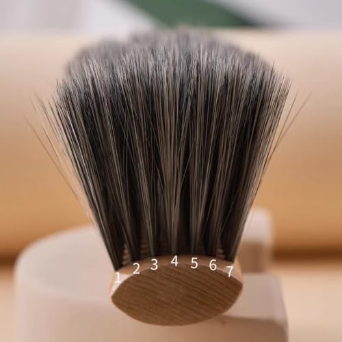 Image of Soft Bench Brush Wooden Handle for Shop Counter Sofa 14 inch (2pcs Gray) | Large Foxtail Soft Bristle Hand Broom for Upholstery Furniture, Fabric Couch, Garage, Outdoor, Beach Sand, Dustpan Brush Only
