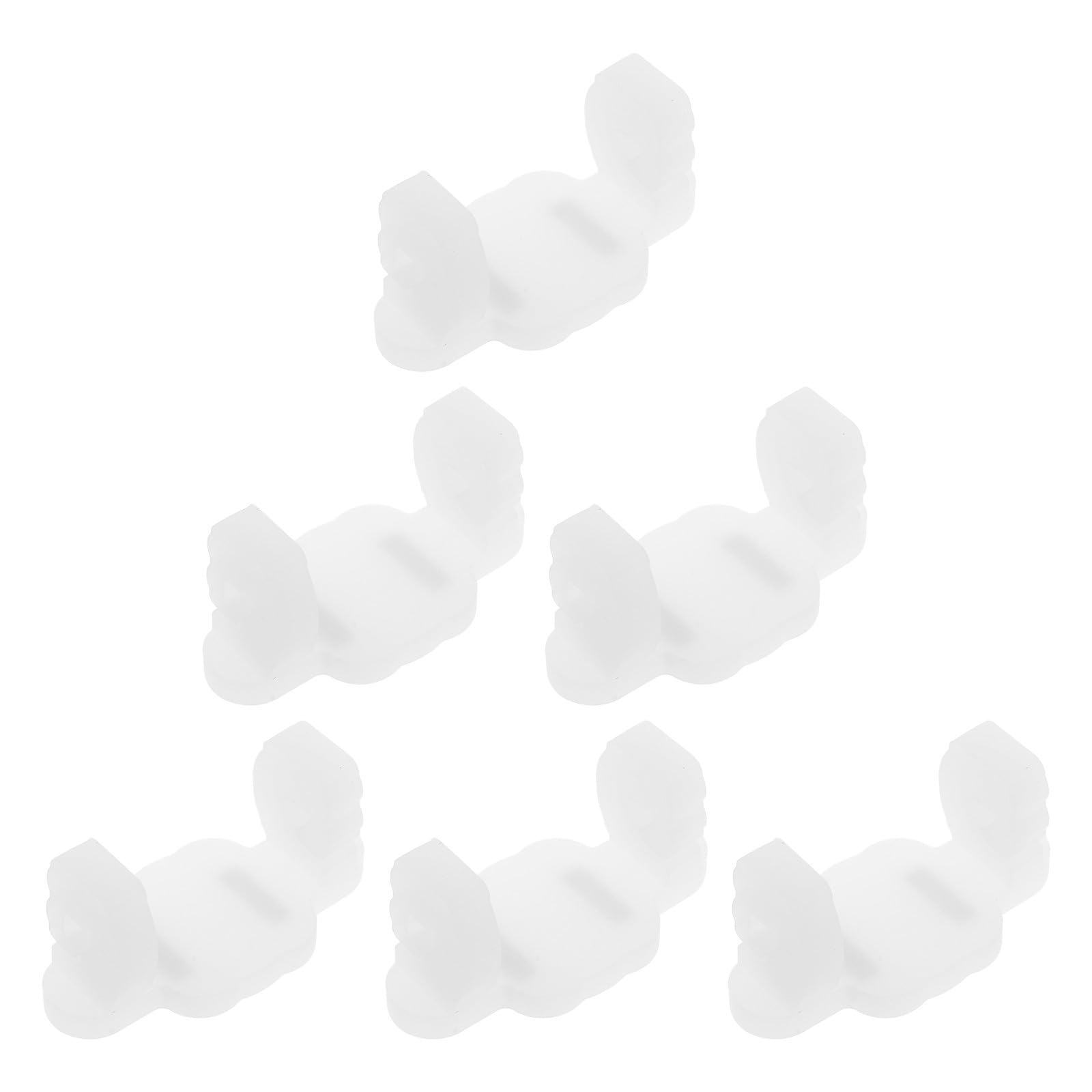 Toyvian 24 Piezas Ganchos Magnéticos para Luces Navideñas C9, Silicona,