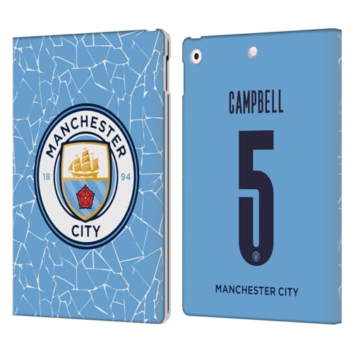 Étui en cuir de qualité supérieure Man City Megan Campbell pour iPad 10.2
