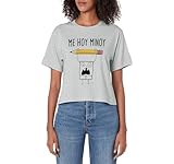 Spongebob Squarepants DoodleBob Me Hoy Minoy Logo Women's Crop Top