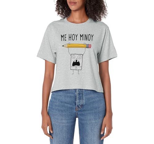 Spongebob Squarepants DoodleBob Me Hoy Minoy Logo Women's Crop Top