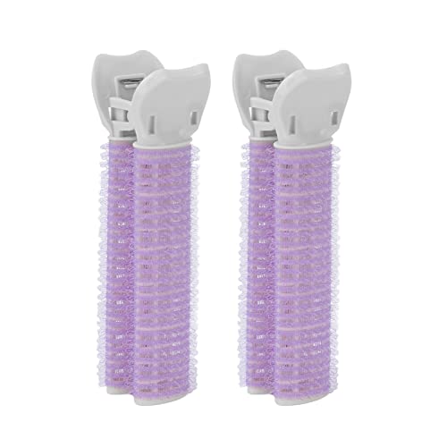 Omquot Clip para Rizador de Volumen de Cabello, Herramienta para Dar Volumen Eficiente para Mujeres y Niñas, Compacto y Portátil para el Hogar o para Viajes, Material ABS (Púrpura)