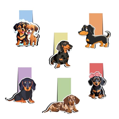 Marque-page Teckel Fait Main, Cadeau Pour Amoureux Des Chiens Avec Pompon Noir - France