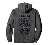 Eminem Title Stack Rap Hip Hop Music by Rock Off Pullover Hoodie