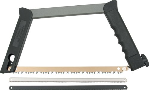 Outdoor Edge Collapsible Pack Saw, Three 12" Blades for Wood, Metal, and Bone