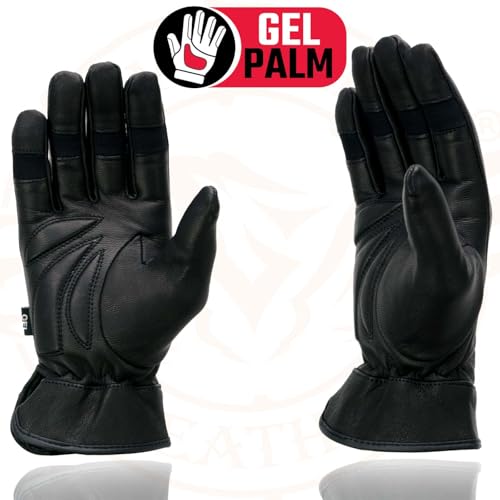 Image of Milwaukee Leather Women's Leather Lightweight Motorcycle Lined Driving Hand Gloves - X-Small