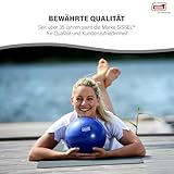 SISSEL Pilates Soft Ball | Gymnastikball & Pilates Ball für Training & Entspannung | Softball für Bauch, Rücken & Core | 22 cm | Belastbar bis 155 kg | Sport Bälle | Gummiball | Physiotherapie Zubehör
