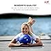 SISSEL Pilates Soft Ball | Gymnastikball & Pilates Ball für Training & Entspannung | Softball für Bauch, Rücken & Core | 22 cm | Belastbar bis 155 kg | Sport Bälle | Gummiball | Physiotherapie Zubehör