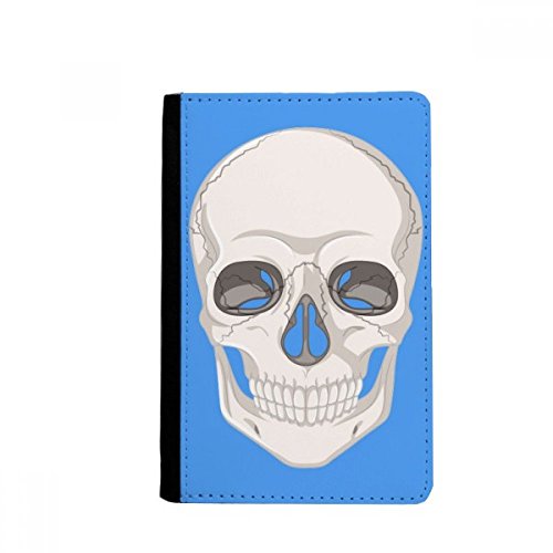 DIYthinker Lucky Illustration Of Skull Bone Passport Holder Notecase Burse Wallet Cover Card Purse