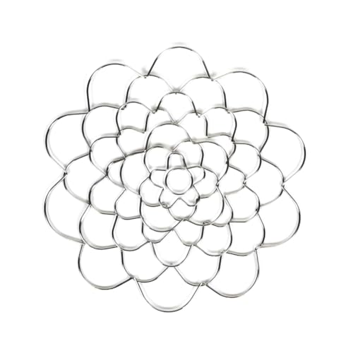 Porta Composizioni Floreali Assistente per Riutilizzabile In Acciaio Inossidabile da 6 Pollici