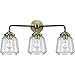 Innovations Lighting 284-3W-BAB-G142-LED Chatham 3 Light Bath Vanity Light Part of The Nouveau Collection