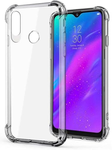 Image of BOXXO Flexible Back Cover for Mi Redmi Note 7 Pro | Back Cover Transparent Clear Shockproof Case Four Corner Protection | Slim Protective Mobile Phone Cover for Mi Redmi Note 7 Pro