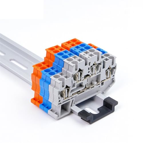 Bornier Rail Din STTB-2.5 double couche pour un câblage électrique compact - 2