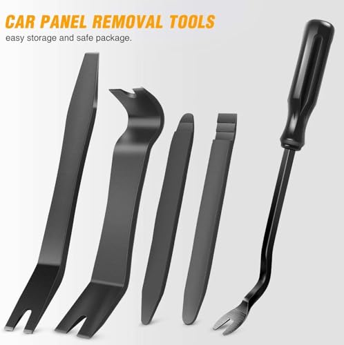 Image of NEXT GEEK Pry Tools for Car Door Clip Panel Removal No Scratch Trim Removal Tool Kit Black Pack of 5