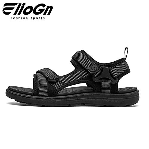 Eliogn Men's Sports Sandals Arch Support Open Toe Trail Outdoor Hiking Sandals Beach Sandals Summer Water Shoes2