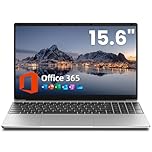 jumper 15.6 inch Laptop with Office 365, 4GB RAM 128GB Storage, 1080 HD Display Laptops, 5205U Processor, USB3.0, 38Wh Battery, Portable Laptops for Business, School, and Work, Keyboard Film UK.