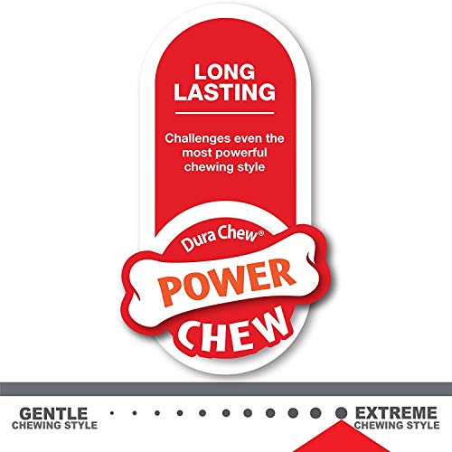 Nylabone 983611 Dura Power Chew, Flavour-Frenzy-Paket mit unterschiedlichen Sorten, Maiskolben-, Grillhähnchen- und Eiscremegeschmack, 3er-Pack, S
