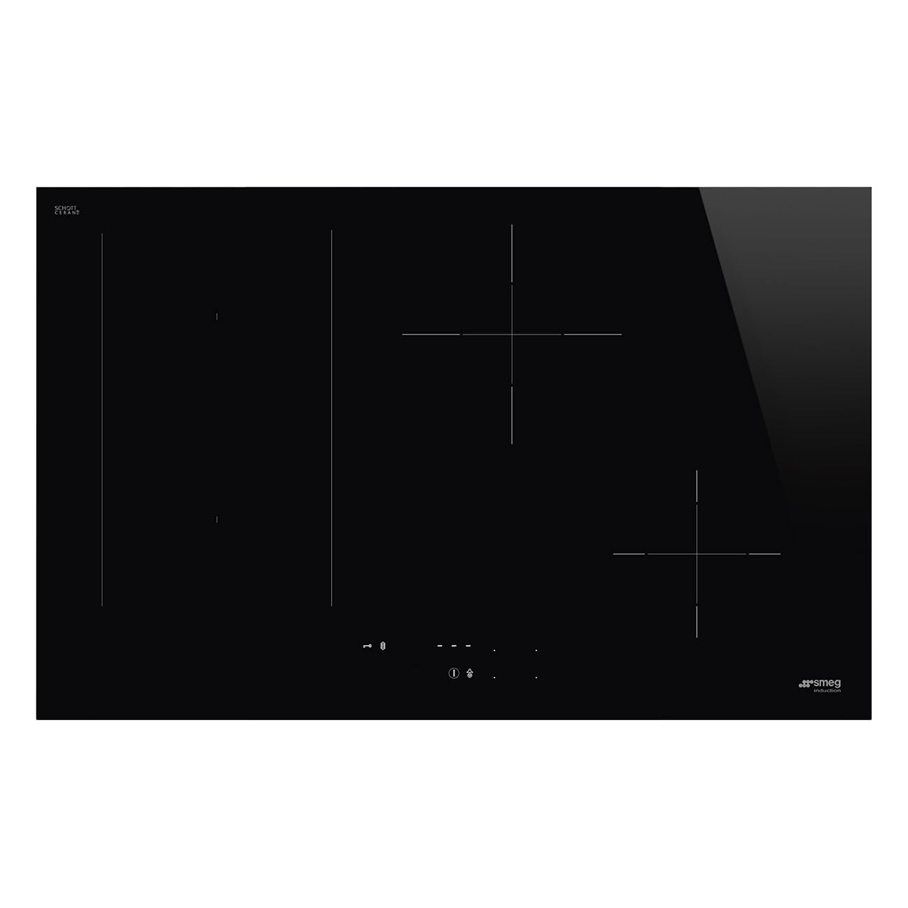 Smeg Induction hob with 4 heating zones from Smeg Universal - SIM3844D