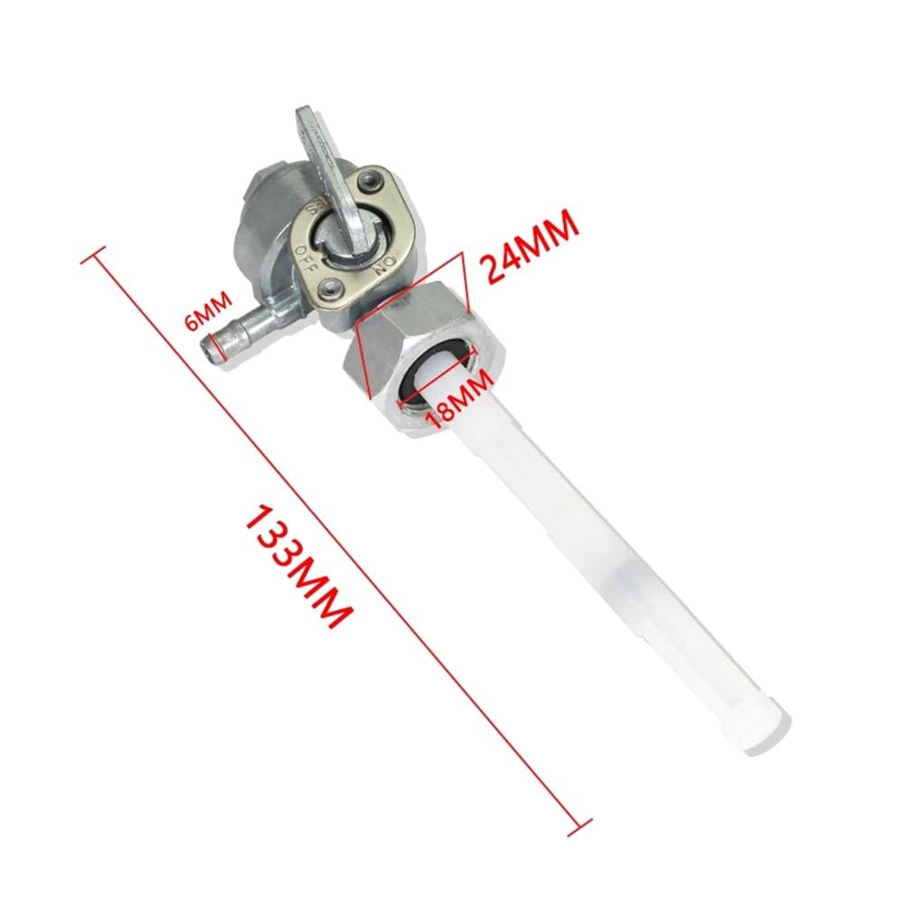 Motocicleta Tanque Combustible Interruptor M16 X 1,5mm M18 X 1mm Generador De Gasolina Válvula De Interruptor De Tanque De Combustible Llave De Purga Para Accesorios De Motocicleta 168F 163CC 170F 208