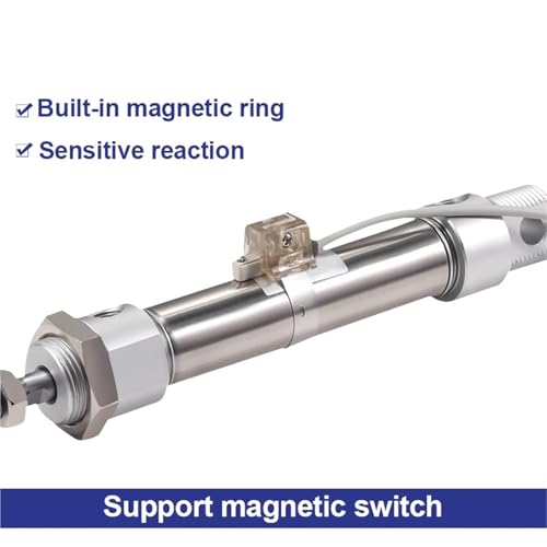 Vérin pneumatique MA16 en acier inoxydable durable pour automatisme - 6