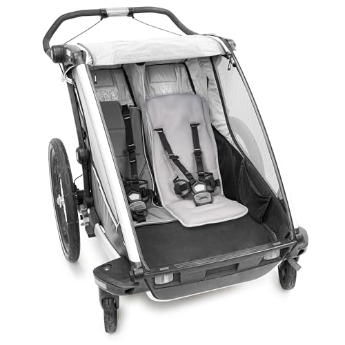 Liebes von priebes Falko Coolair Funktionssitzauflage für Fahrradanhänger Kinderanhänger/Universal Sitzauflage Stützkissen Komfort Sitzpolster/Sitzverkleinerer mit atmungsaktivem Material