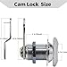 Zinc Alloy Keyless Mailbox Boat Door Cabinet Toolbox Hand Screw Cam Lock Mailbox Cabinet Lock Keyless Cam Lock for Boat Door 1Pcs