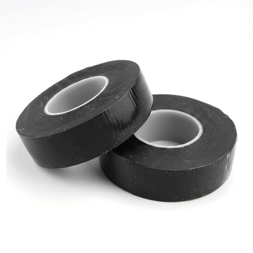 2 Rollen Selbstverschweißendes Klebeband 5m x 23mm x 0.8mm Elektro Isolierband Selbstverschweißendes Isolierband Wasserdicht Hitzebeständig Vulkanisierband Zum Isolieren Reparieren Bündeln