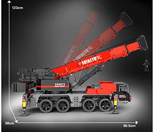 BlueBrixx YC-22003 Marke Happy Build – Autokran aus Klemmbausteinen mit 4885 Bauelementen. Kompatibel mit Lego… – Bild 3