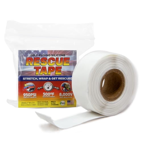 Bond It Rescue Tape Self-Fusing Silicone Repair Tape 1 in x 12 ft White - Detailed View