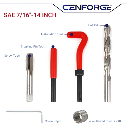 Kit de réparation de filetage 7/16 cassé : la solution pour tarauds usés - 2