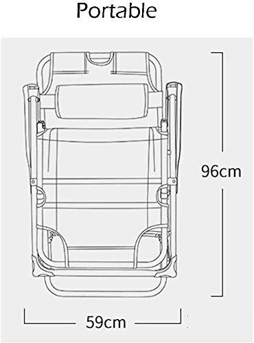 Chaise longue de plage pliable et confortable pour soulager le dos - 5