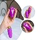 Vibro Ei Mini Vibrator 8.5cm⌀3cm USB Kabel Aufladen 20 Vibrationen Vibrator Frau für Unterwegs Leise Bullet Vibrator aus ABS Material Silikon Vibro Ei mit Fernsteuerung FOPS M17-7