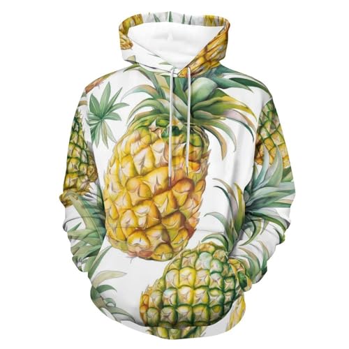 Sweat à capuche ananas confortable et chaud pour affronter le froid