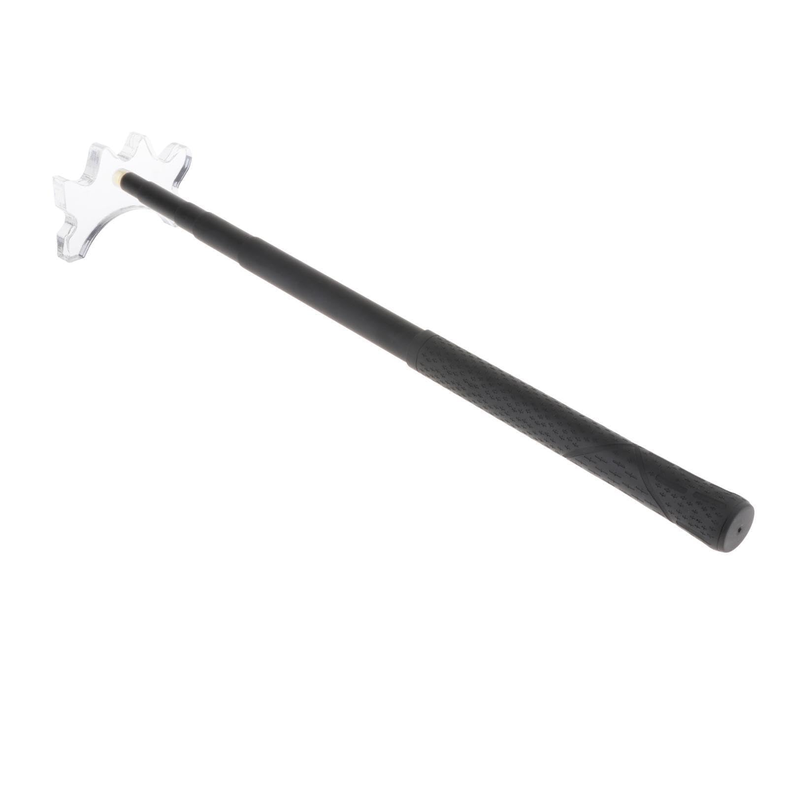 QUILSTM Sleek Durable Pool Cue Bridge Head For Stability In Billiards Suitable Easily Attached Recreational Games Pool Bridge Head Cue Stick Retractable