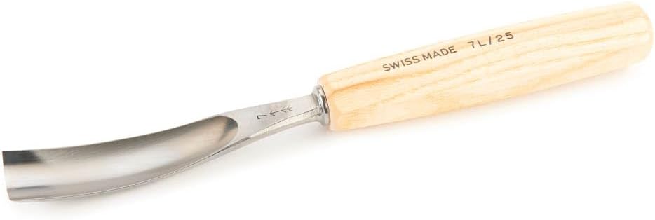 PFEIL "Swiss Made" 25mm # 7 Sweep Bent Gouge