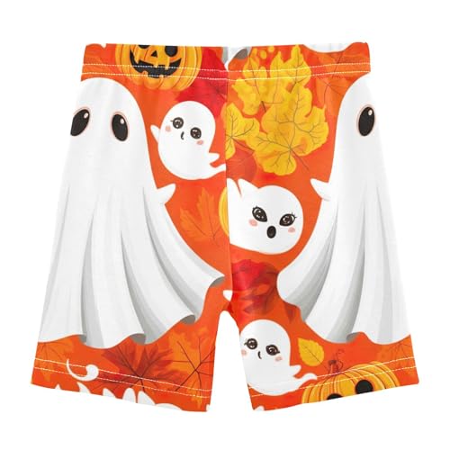 Cotton Under Shorts for Dresses Cute Ghost Orange Pumpkin Toddler Biker Shorts Girls 4t Baby Kids2