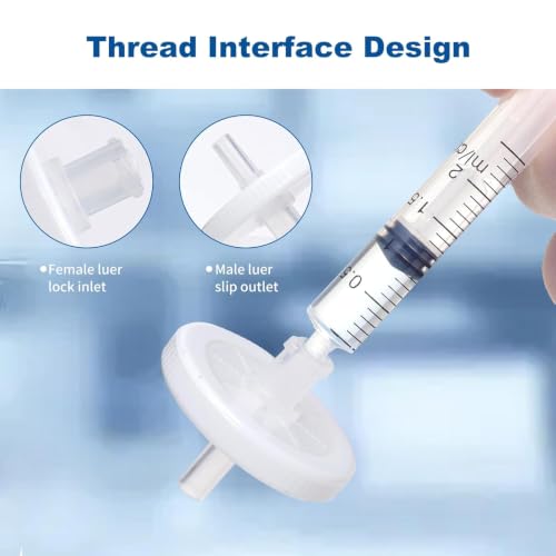 Image of Syringe Filter Hydrophilic Nylon,25mm 0.45um,Non-Sterile,Pack 400