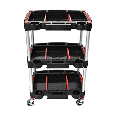 LUXOR MC-3 Mechanic's Three-Shelf Cart