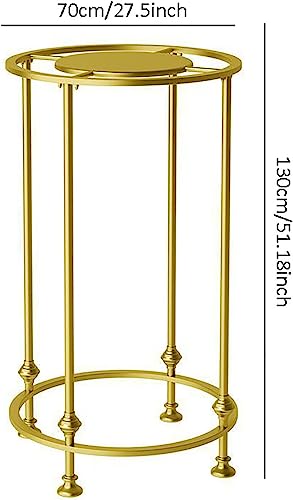 KUMIAO Sturdy Round Metal Garment Rack with Top Shelf - Ideal Clothes Hanging Display Rack for Retail Shops, Boutiques, Bedrooms, and Commercial Spaces - Durable Design! steampunk buy now online