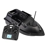 GUSGL Rc Bait Boat,500m Black Remote Control Wireless Fishing Lure Bait Boat，with Cruise Control and Auto Return，2Kg Loading Support