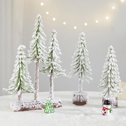 Árbol de Navidad artificial realista que no ensucia gracias a su acabado nevado 4
