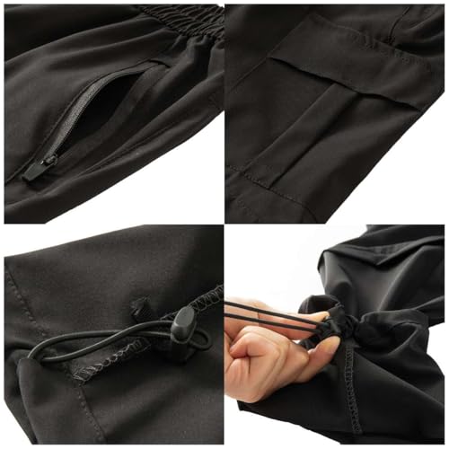 Kids Convertible Trousers Zip Off Pants Boys Girls Quick Dry Lightweight Water Repellent Outdoor Trousers3