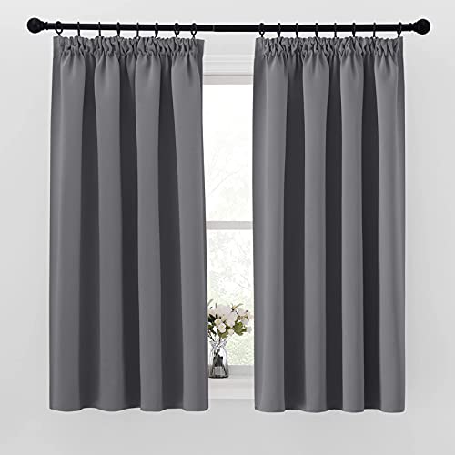 PONY DANCE Kids Grey Blackout Curtains - Image 2