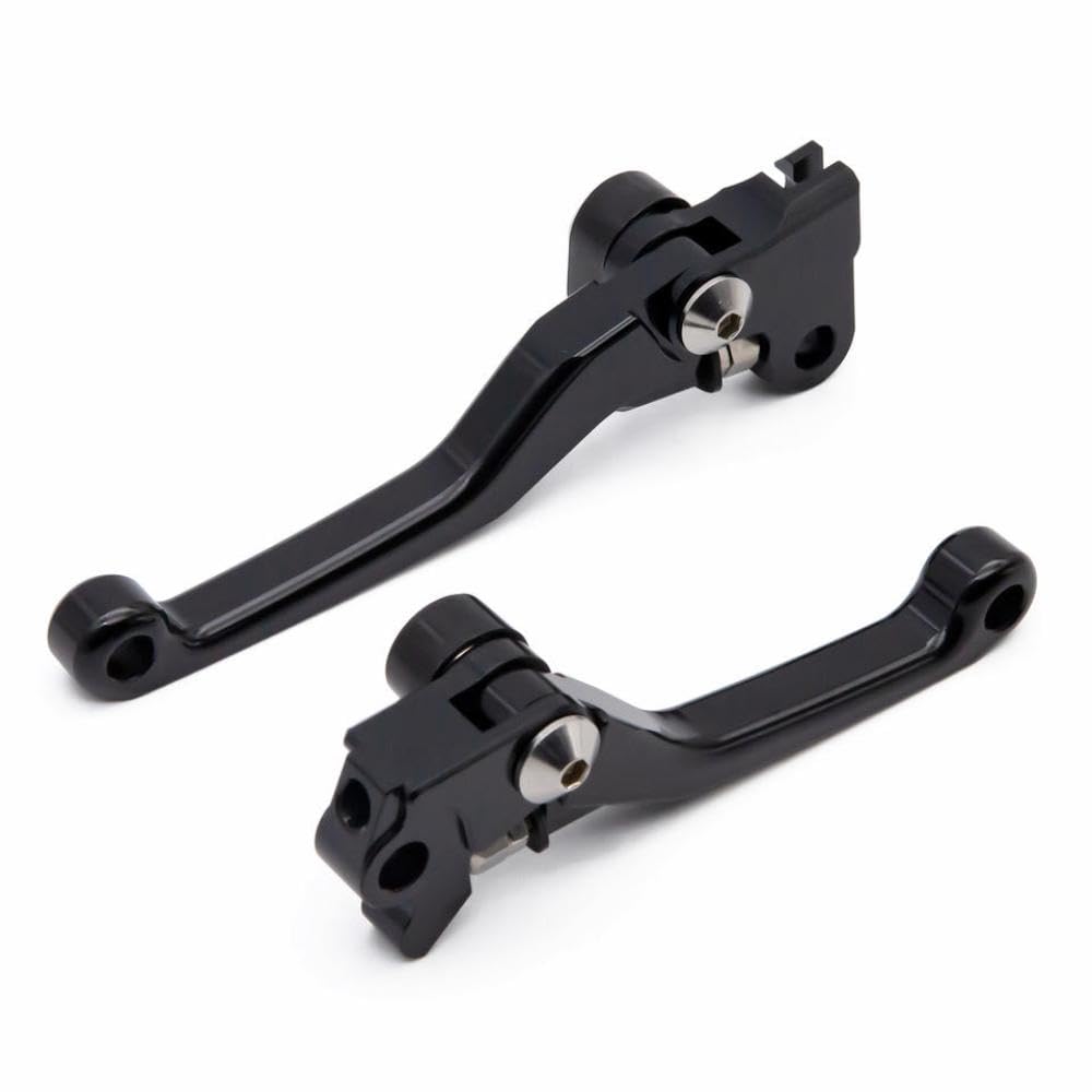 Rmczxxjvd Black Pivot Brake And Clutch Lever Compatible With Honda Cr125r Cr250r Crf450r Crf250r 2004-2006 Crf250x Crf450x 2005-2017(Black)