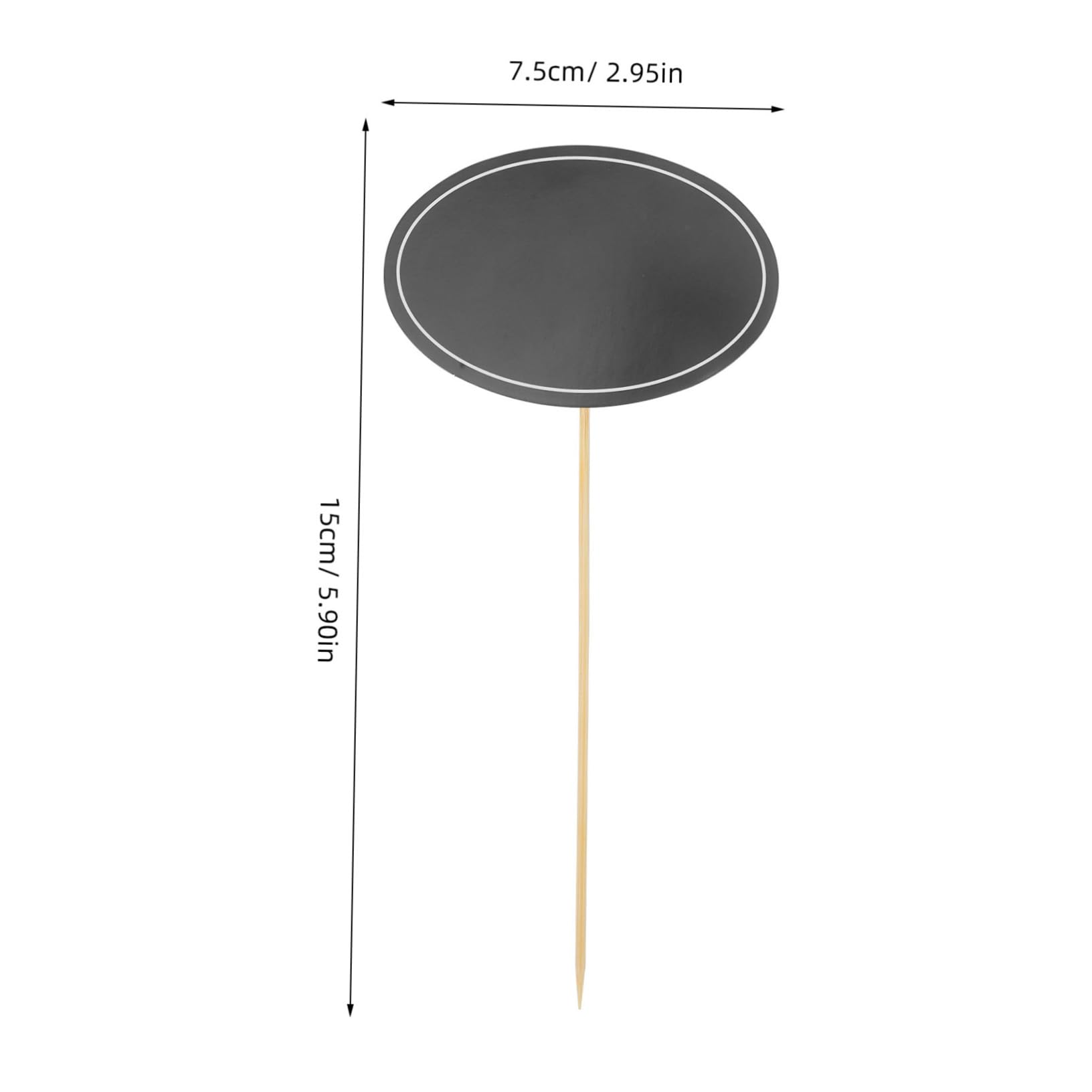 FUNOMOCYA Chalkboard Sign Board Picks 24pcs Food Labels Picks for Party Buffet Wedding Cheese Markers